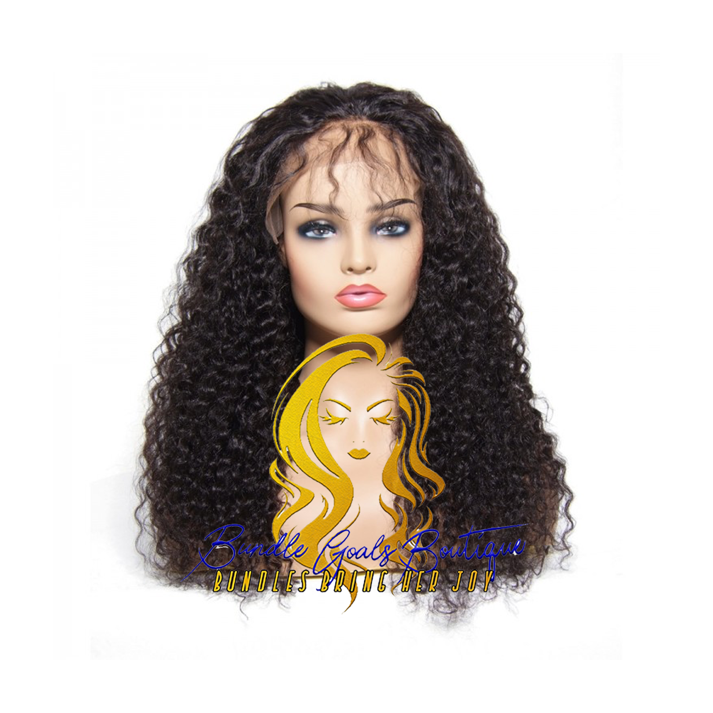 Jerry Curly Lace Frontal Wig